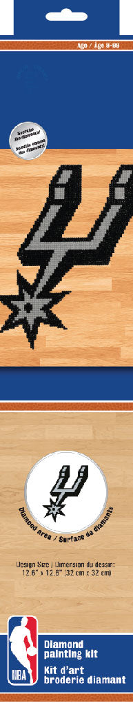 Dotz Diamond Dotz NBA San Antonio Spurs - 12.6" X 12.6"