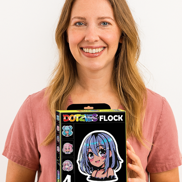 Dotz Diamond Dotz Neon Flock Anime Girls - 8.0" X 10.0"