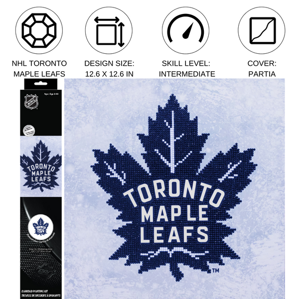 Dotz Diamond Dotz NHL Toronto Maple Leafs - 12.6" X 12.6"