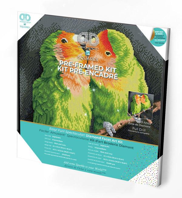 dotz Diamond Dotz Nick and Lucy Pre-Framed Kit - 16.1" x 16.1"