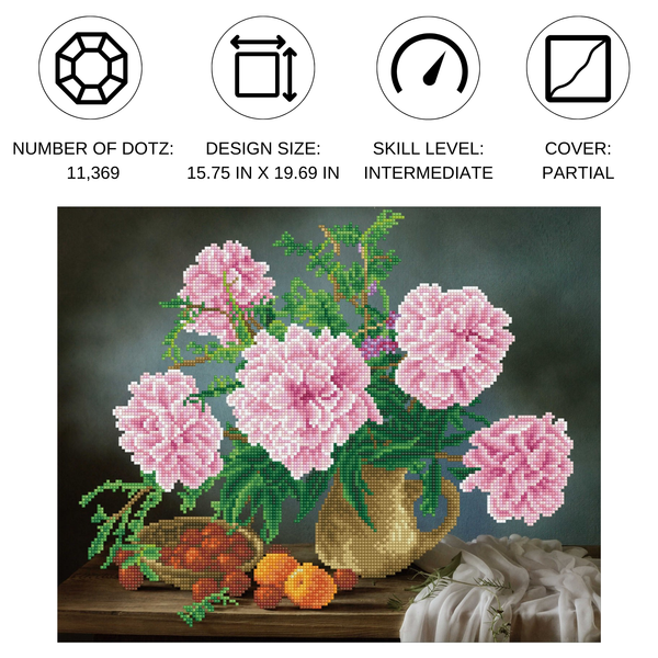 Dotz Diamond Dotz Parisienne Still Life - 19.7" X 15.8"