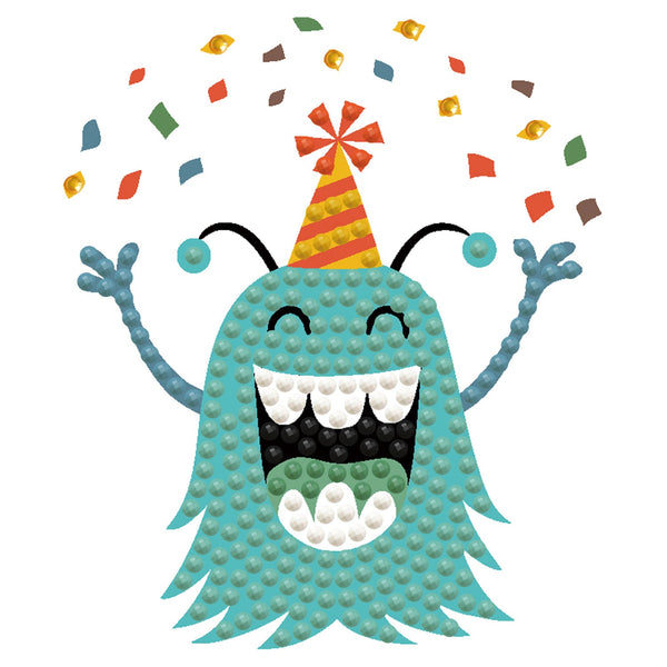 dotz Diamond Dotz Party Monster with Frame - 3.0" x 3.0"