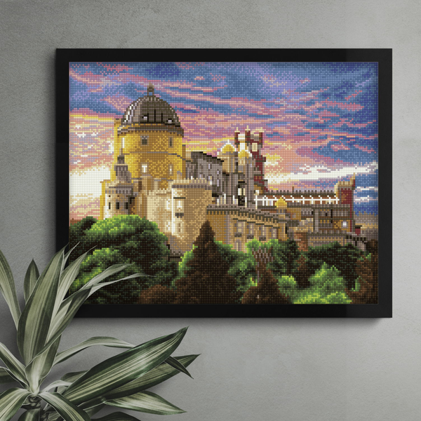 Dotz Diamond Dotz Pena National Palace Sintra Portugal - 18.5" X 14.6"