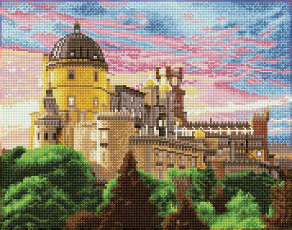 dotz Diamond Dotz Pena National Palace Sintra Portugal - 18.5" x 14.6"