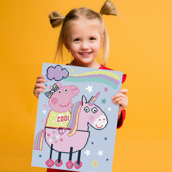 Dotz Diamond Dotz Peppa's Magical Unicorn Peppa Pig - 10.6" X 13.8"