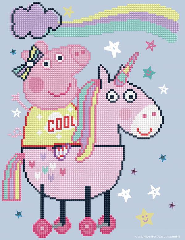 dotz Diamond Dotz Peppa's Magical Unicorn Peppa Pig - 10.6" x 13.8"