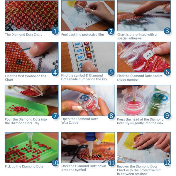 Dotz Diamond Dotz Red Rose Corsage With Frame - 10.6" X 16.5"