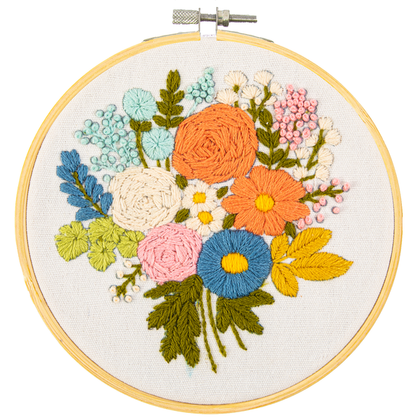 dotz Diamond Dotz Romantic Rose Bouquet Embroidery Kit - 5.0"