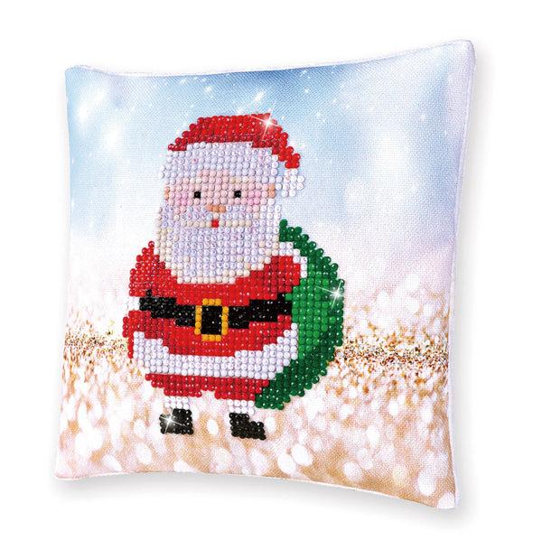 dotz Diamond Dotz Santa Claus Sack Pillow - 7.1" x 7.1"