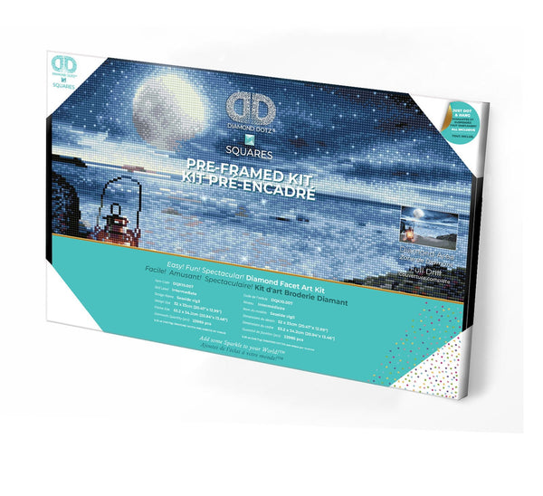 dotz Diamond Dotz Seaside Vigil Pre-Framed Kit - 20.5" x 13.0"