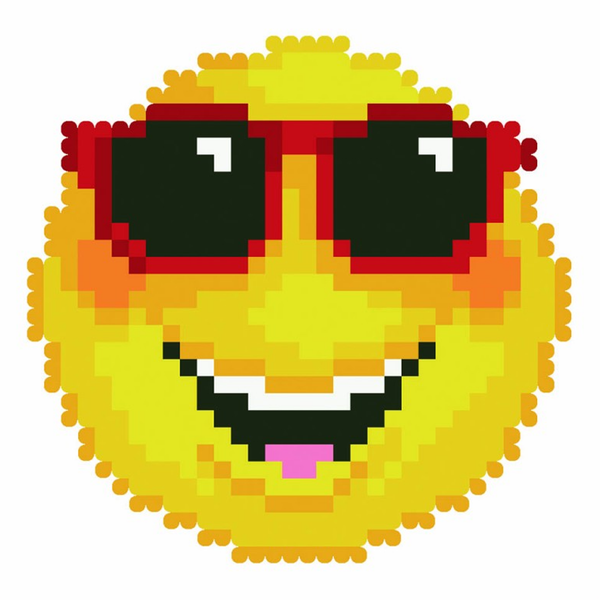 Dotz Diamond Dotz Smiling Face With Frame - 4.0" X 4.0"