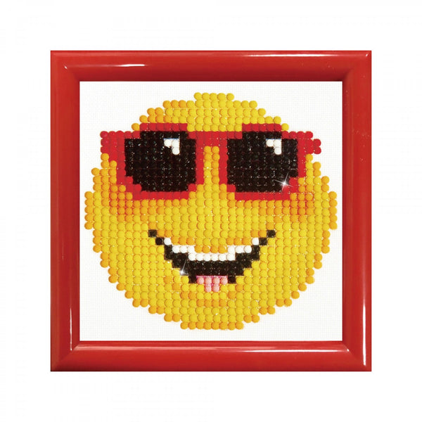 dotz Diamond Dotz Smiling Face with Frame - 4.0" x 4.0"