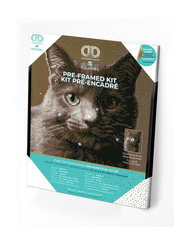 dotz Diamond Dotz Smokey Pre-Framed Kit - 11.8" x 14.8"