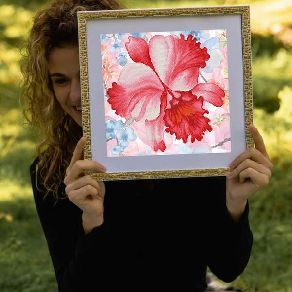 Dotz Diamond Dotz Sparkle Garden Crimson - 12.0" X 12.0"