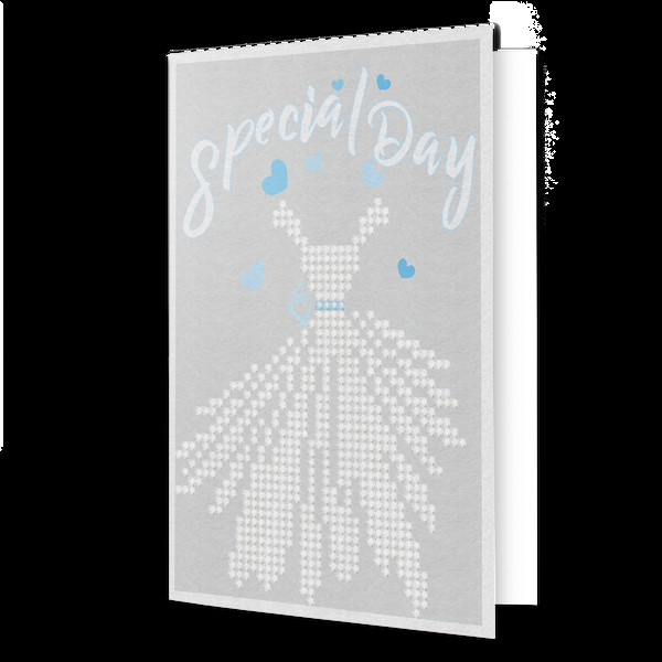 Dotz Diamond Dotz Special Day Greeting Card - 5.0" X 7.0"
