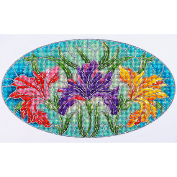 dotz Diamond Dotz Stained Glass Flowers - 24.0" x 16.0"