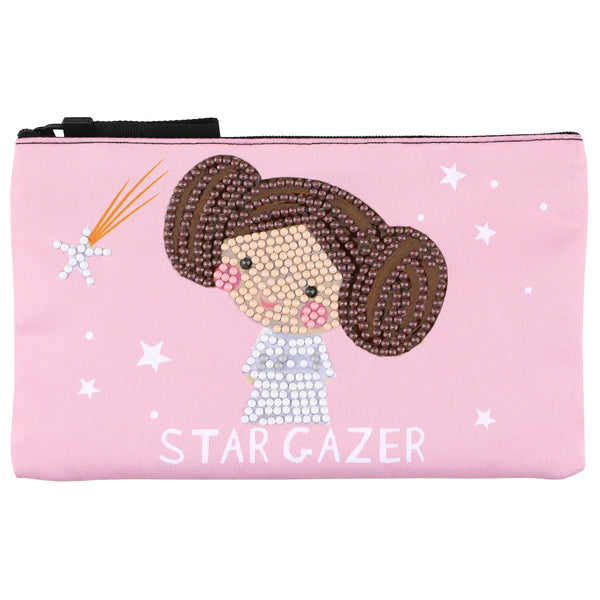 dotz Diamond Dotz Star Wars Leia Star Gazer DOTZIES Pouch Kit - 7.8" x 4.5"