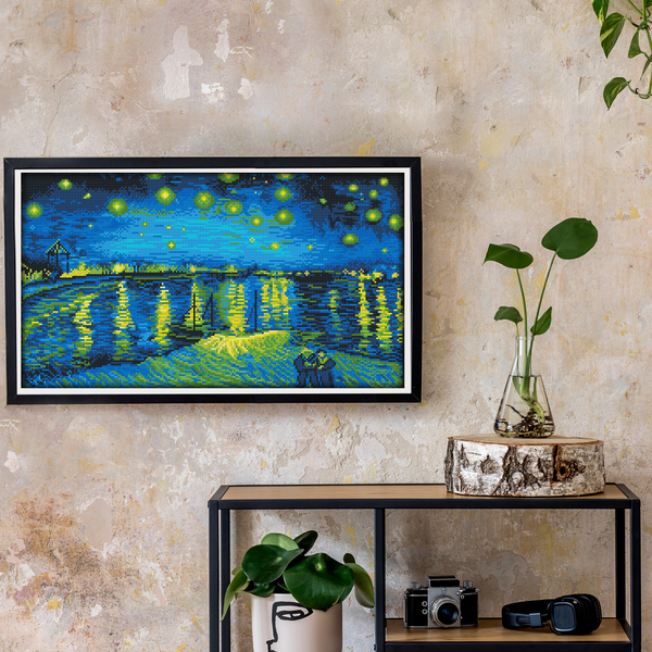 Dotz Diamond Dotz Starry Night Over The Rhone (Van Gogh) - 13.8" X 24.4"