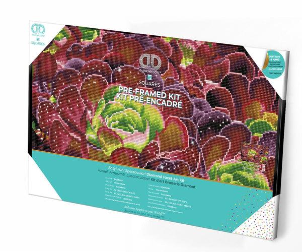 dotz Diamond Dotz Succulents Pre-Framed Kit - 20.5" x 12.6"
