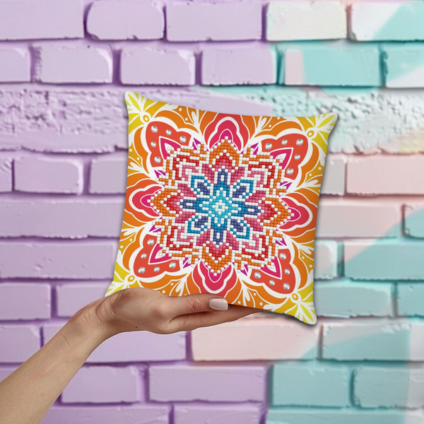 Dotz Diamond Dotz Summer Sparkle Mini Pillow - 7.1" X 7.1"