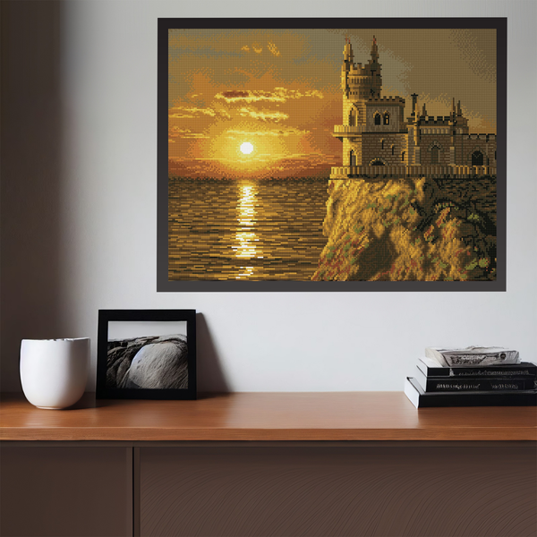 Dotz Diamond Dotz Swallow's Nest Castle - 29.5" X 19.7"