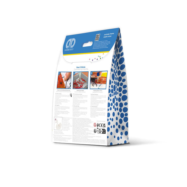 Dotz Diamond Dotz Swan Princess Framed Kit - 4.0" X 4.0"