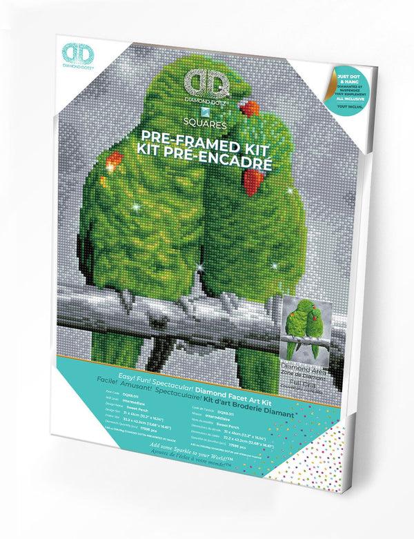 dotz Diamond Dotz Sweet Perch Pre-Framed Kit - 12.2" x 16.1"
