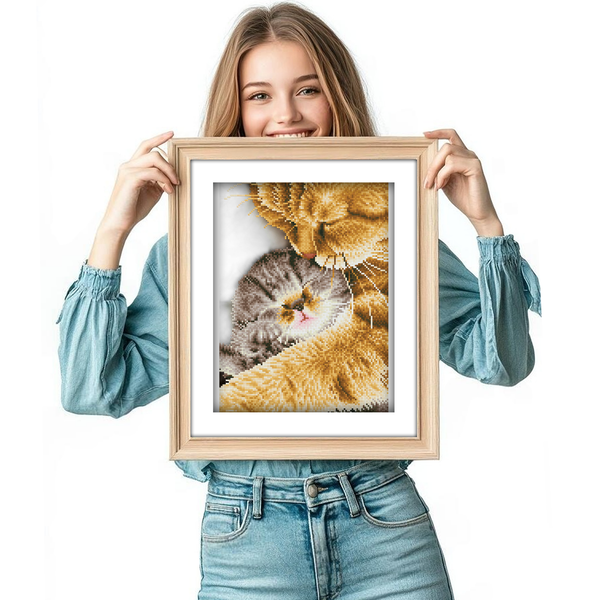 Dotz Diamond Dotz Tender Moment With Frame - 11.8" X 16.1"