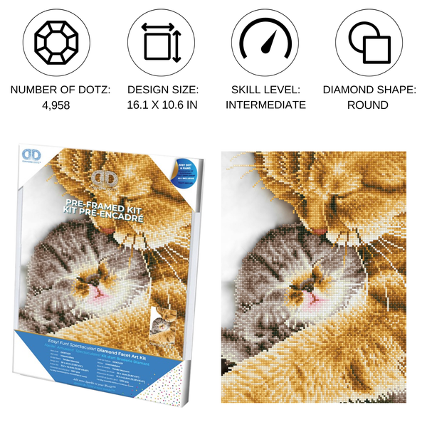 Dotz Diamond Dotz Tender Moment With Frame - 11.8" X 16.1"