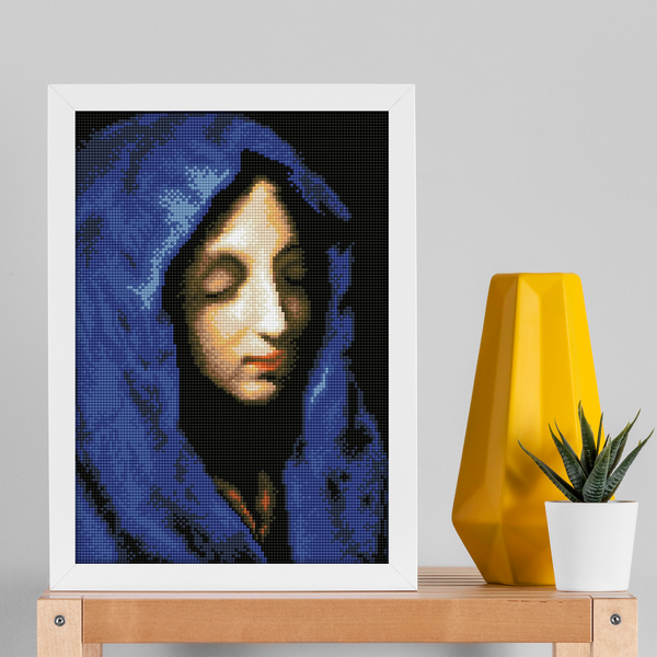 Dotz Diamond Dotz The Blue Madonna (apres Carlo Dolci) - 13.8" X 17.7"