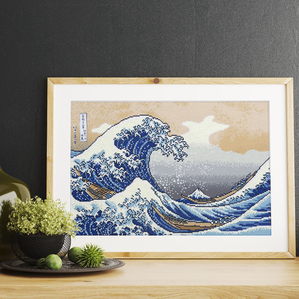 Dotz Diamond Dotz The Great Wave Off Kanagawa - 22.4" X 15.4"