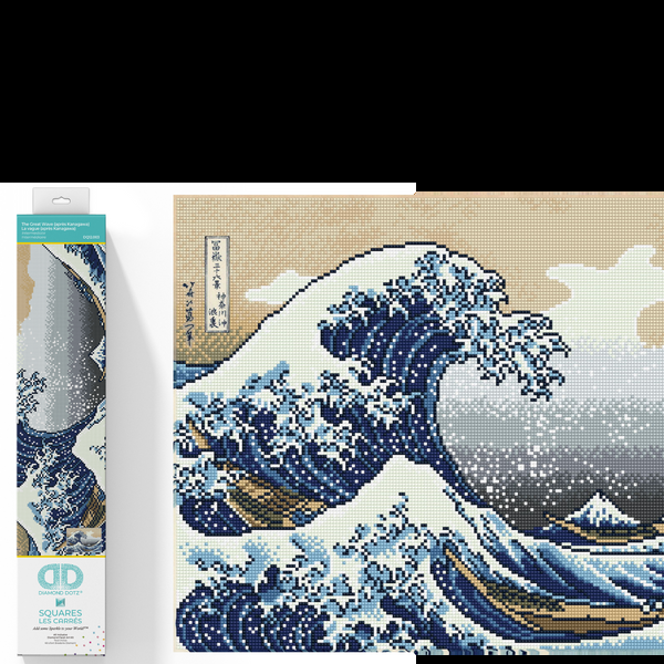 Dotz Diamond Dotz The Great Wave Off Kanagawa - 22.4" X 15.4"