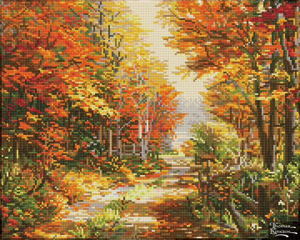dotz Diamond Dotz Thomas Kinkade A Walk Down Autumn Lane - 16.0" x 20.0"