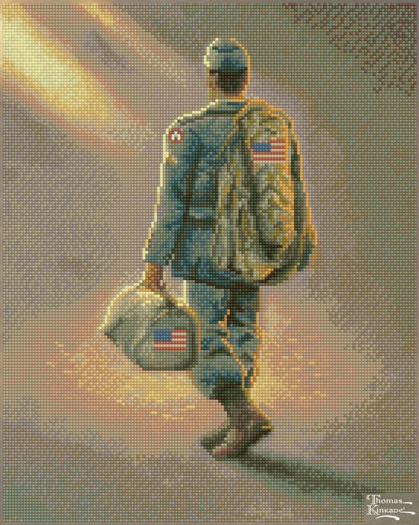 Dotz Diamond Dotz Thomas Kinkade Heading Home - 16.0" X 20.0"