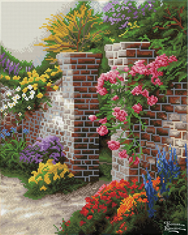 Dotz Diamond Dotz Thomas Kinkade The Rose Garden - 16.0" X 20.0"