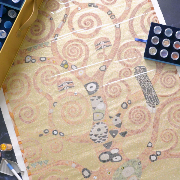Dotz Diamond Dotz Tree Of Life 1 (apres Klimt) Masterclass - 26.4" X 51.2"
