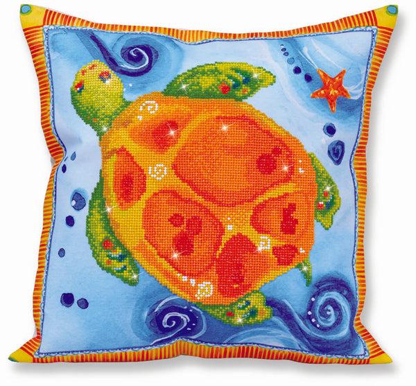 dotz Diamond Dotz Turtle Journey Pillow - 17.7" x 17.7"