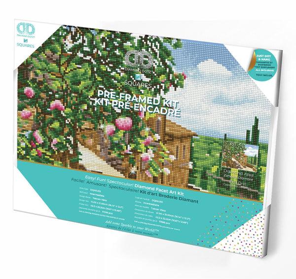 dotz Diamond Dotz Tuscan Vista Pre-Framed Kit - 16.1" x 12.2"