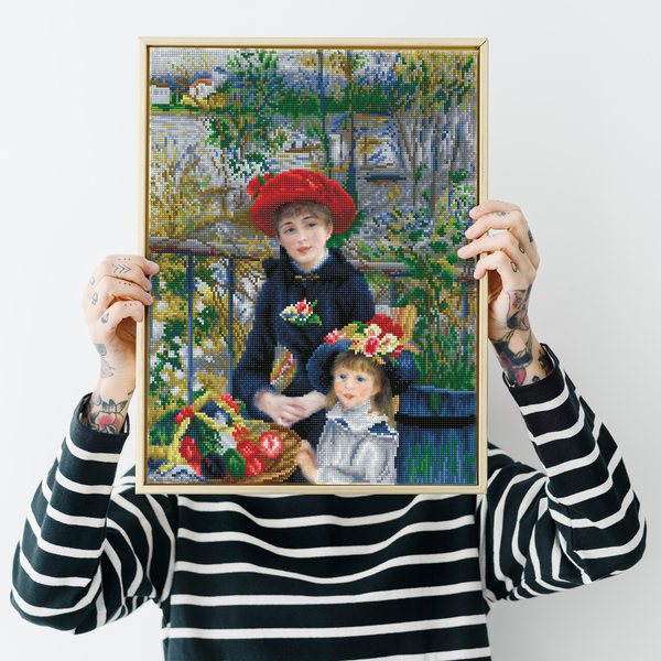 Dotz Diamond Dotz Two Sisters On The Terrace (Apres Renoir) - 16.5" X 20.5"