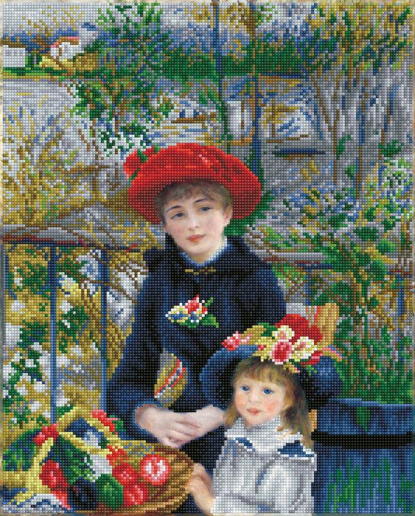 dotz Diamond Dotz Two Sisters on the Terrace (Apres Renoir) - 16.5" x 20.5"