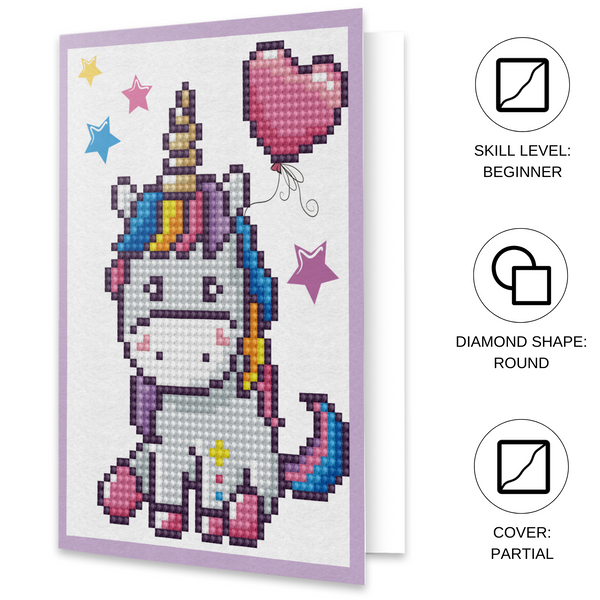 Dotz Diamond Dotz Welcome Baby Greeting Card - 5.0" X 7.0"