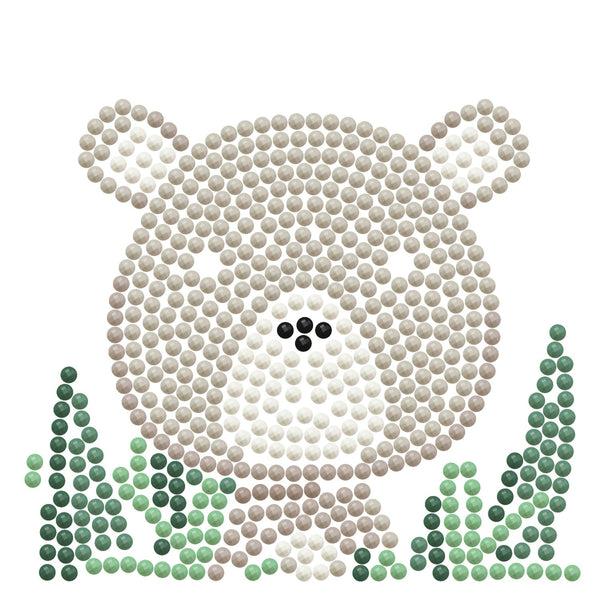 Dotz Diamond Dotz Woodland Bear Framed Kit - 4.0" X 4.0"