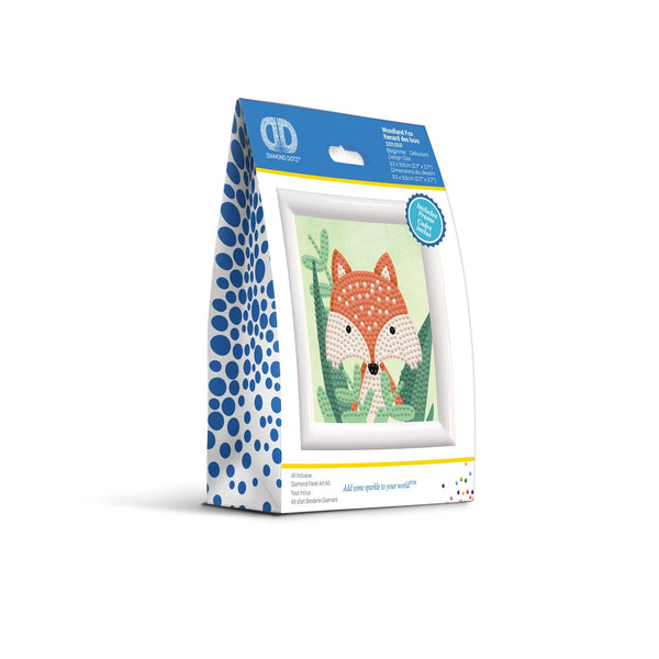 Dotz Diamond Dotz Woodland Fox Framed Kit - 4.0" X 4.0"