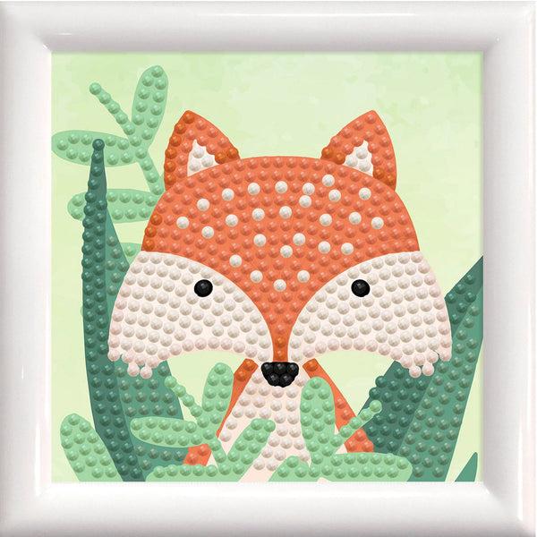 Dotz Diamond Dotz Woodland Fox Framed Kit - 4.0" X 4.0"