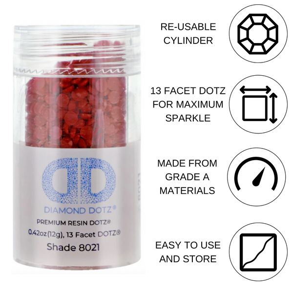 Dotz Diamond Dotz 2.8MM 12G DOTZ Cylinder - Crimson