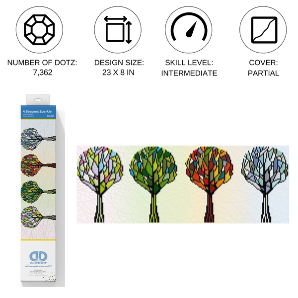 Dotz Diamond Dotz 4 Seasons Sparkle - 23.6" X 8.7"