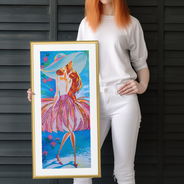 Dotz Diamond Dotz A Stroll In The Sun - 12.6" X 29.5"