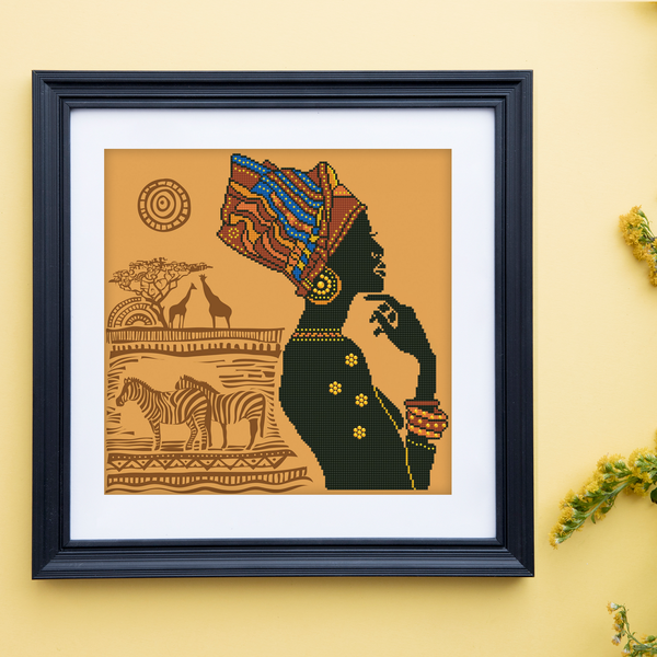 Dotz Diamond Dotz African Elegance - 19.3" X 19.3"