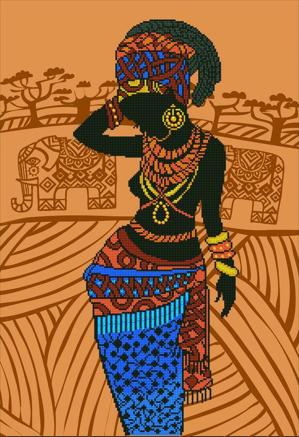 dotz Diamond Dotz African Princess - 20.5" x 29.9"