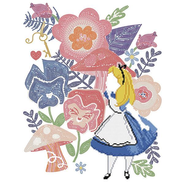 Dotz Diamond Dotz Alice In Wonderland - 15.7" X 20.6"
